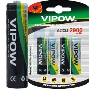 VIPOW Rechargeable Batteries AA 2900mAh