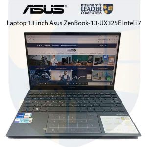 מחשב נייד 13.3 אינץ Asus ZenBook-13 UX325EA-EG078 Intel i7 | דיסק SSD 1TB, זכרון ראם DDR4 16GB