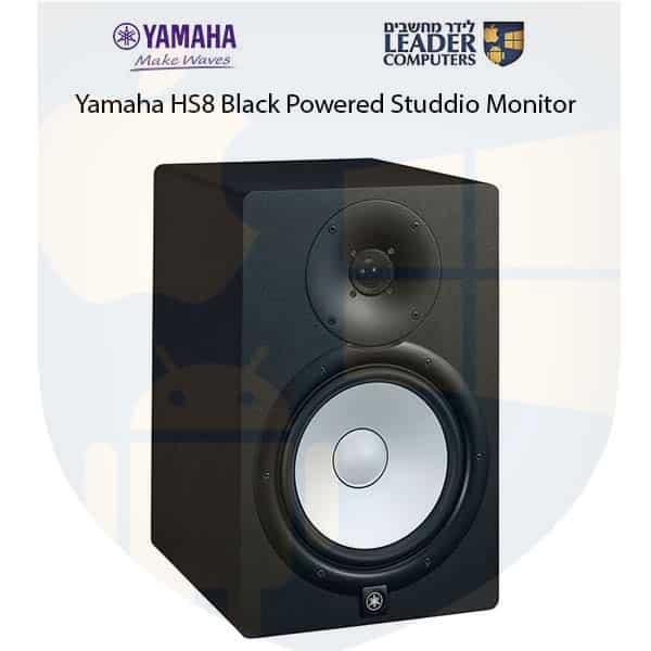 רמקול מוניטור לסטודיו 8 אינצ' | Yamaha HS8 | שחור