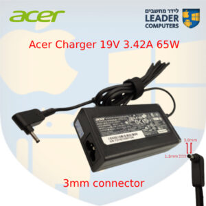 Original Acer laptop charger 19V 3.42A 65W 3mm